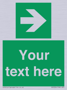 Custom Arrow Right Sign